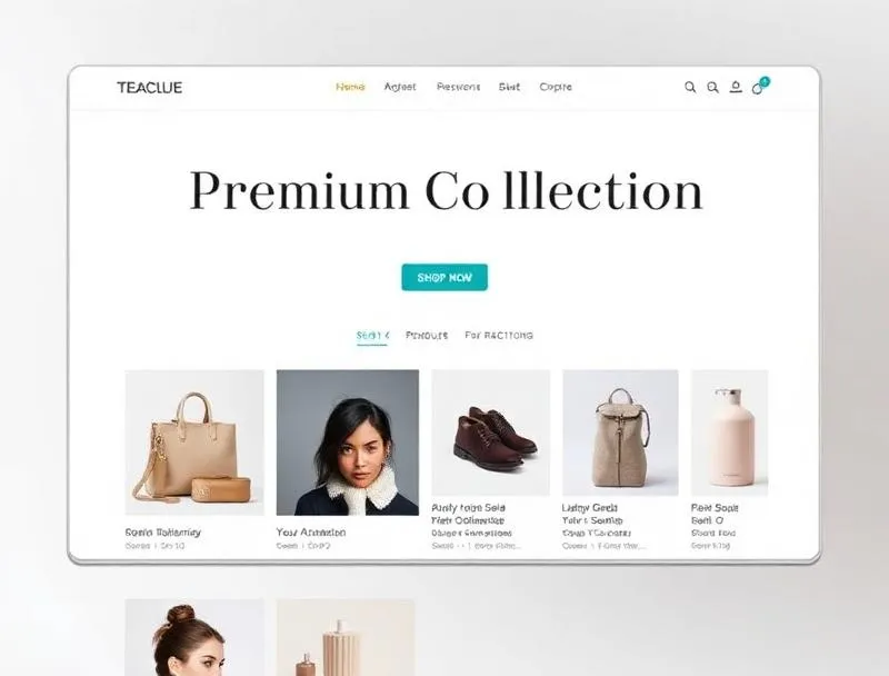 Website cửa hàng bán lẻ rebuild AI