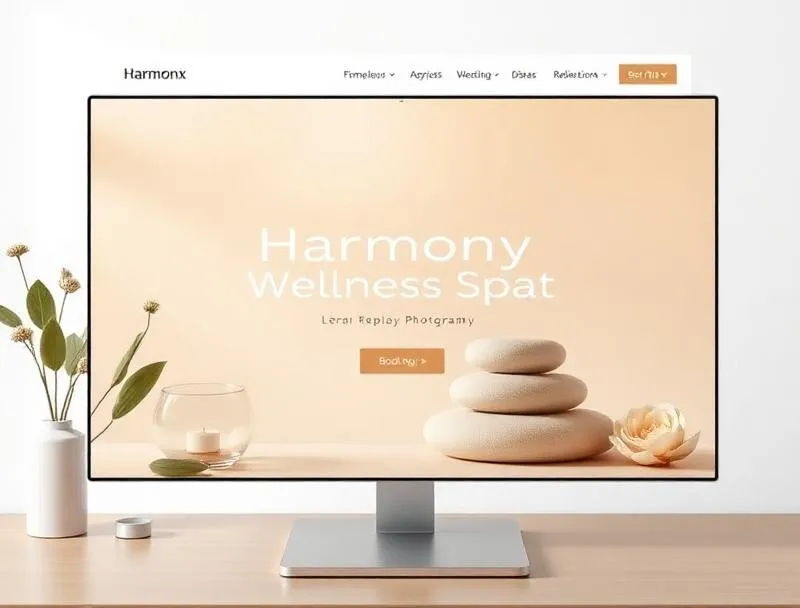 Website spa thẩm mỹ viện rebuild AI